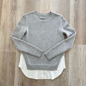 AllSaints Grey Crewneck Sweater